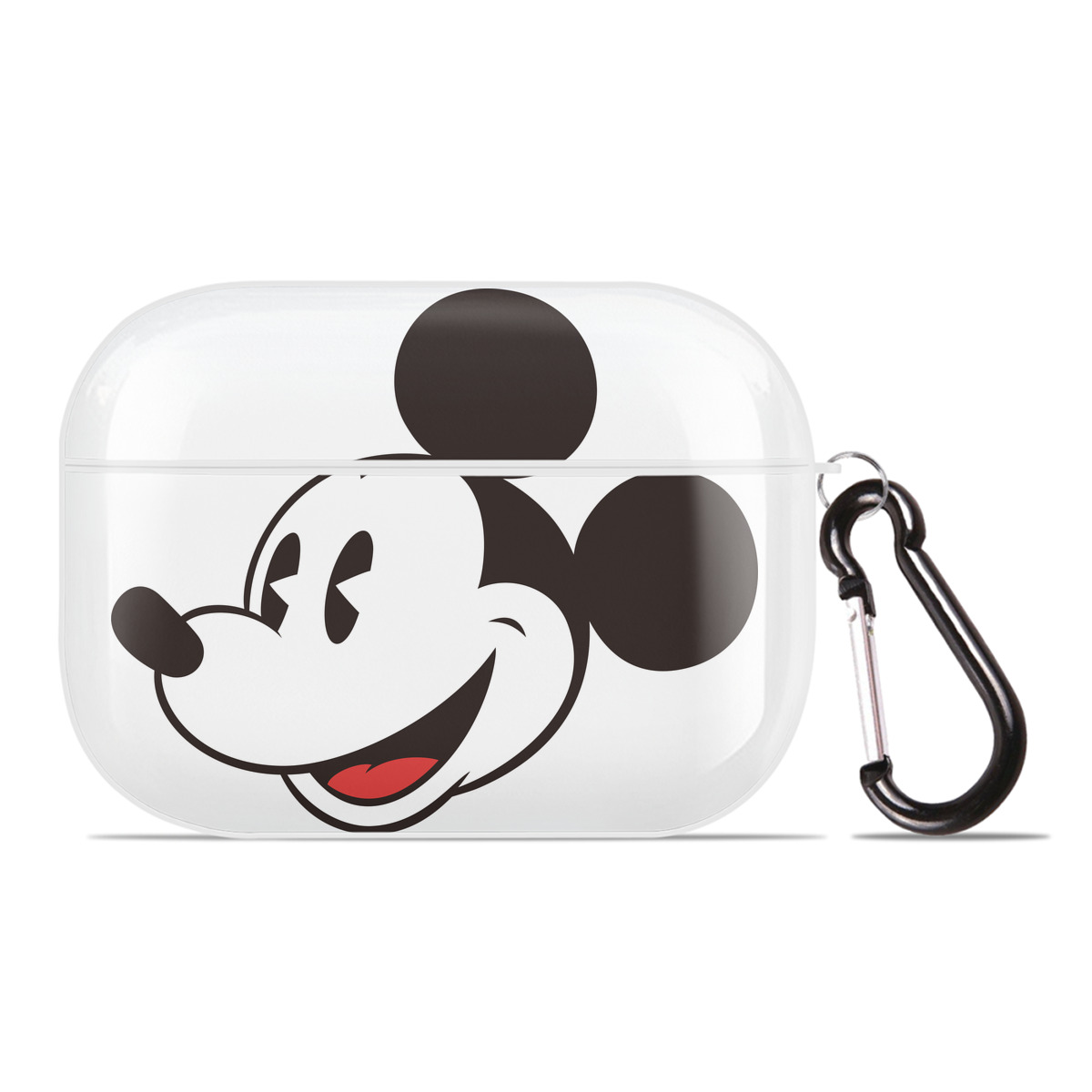 （画像用） ミッキーマウス Mickey Mouse 【AirPods Pro用】ハードシェル保護ケース 耐衝撃・防指紋・カラビナ付き商品仕様