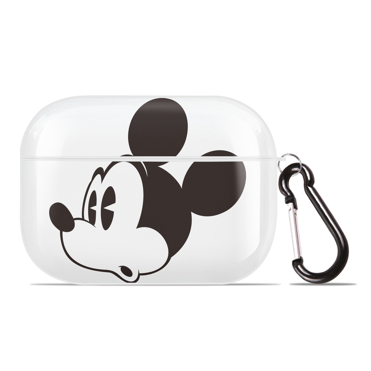 （画像用） ミッキーマウス Mickey Mouse 【AirPods Pro用】ハードシェル保護ケース 耐衝撃・防指紋・カラビナ付き商品仕様