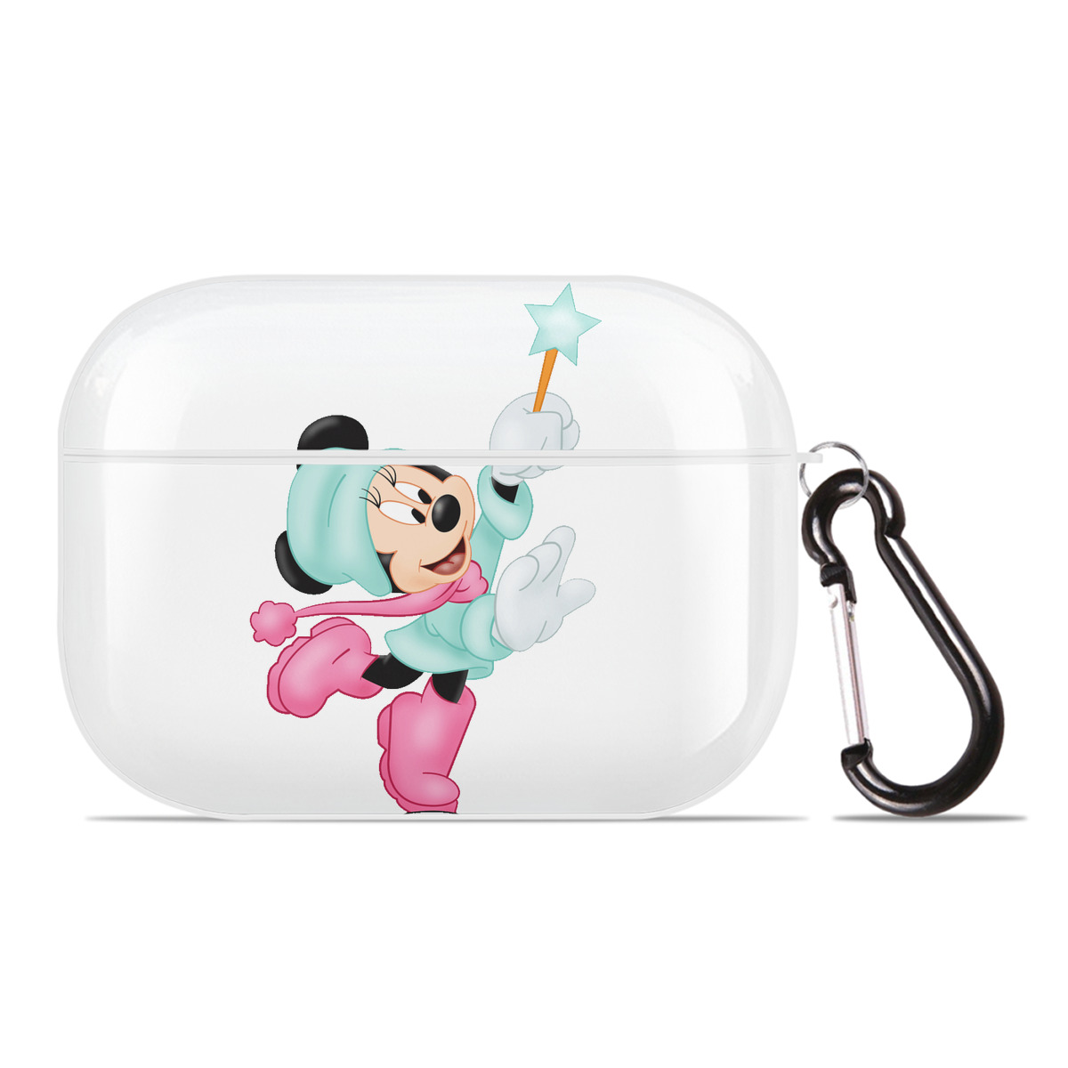 （画像用） ミッキーマウス Mickey Mouse 【AirPods Pro用】ハードシェル保護ケース 耐衝撃・防指紋・カラビナ付き商品仕様