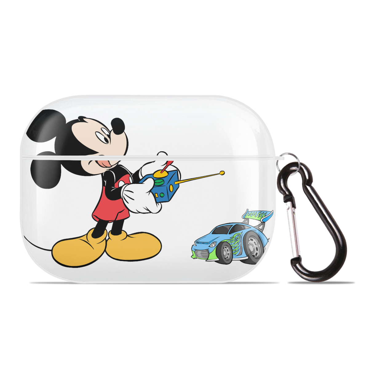 （画像用） ミッキーマウス Mickey Mouse 【AirPods Pro用】ハードシェル保護ケース 耐衝撃・防指紋・カラビナ付き商品仕様