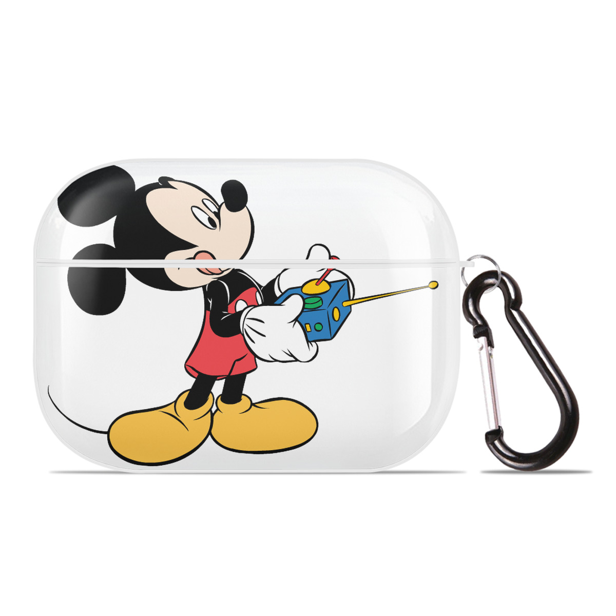 （画像用） ミッキーマウス Mickey Mouse 【AirPods Pro用】ハードシェル保護ケース 耐衝撃・防指紋・カラビナ付き商品仕様