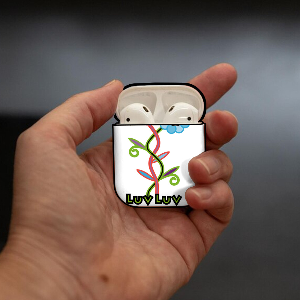 ミッキーマウス Mickey Mouse AirPods 第2世代保護ケース ハードシェル ブラック 耐衝撃・防指紋・カラビナ付き