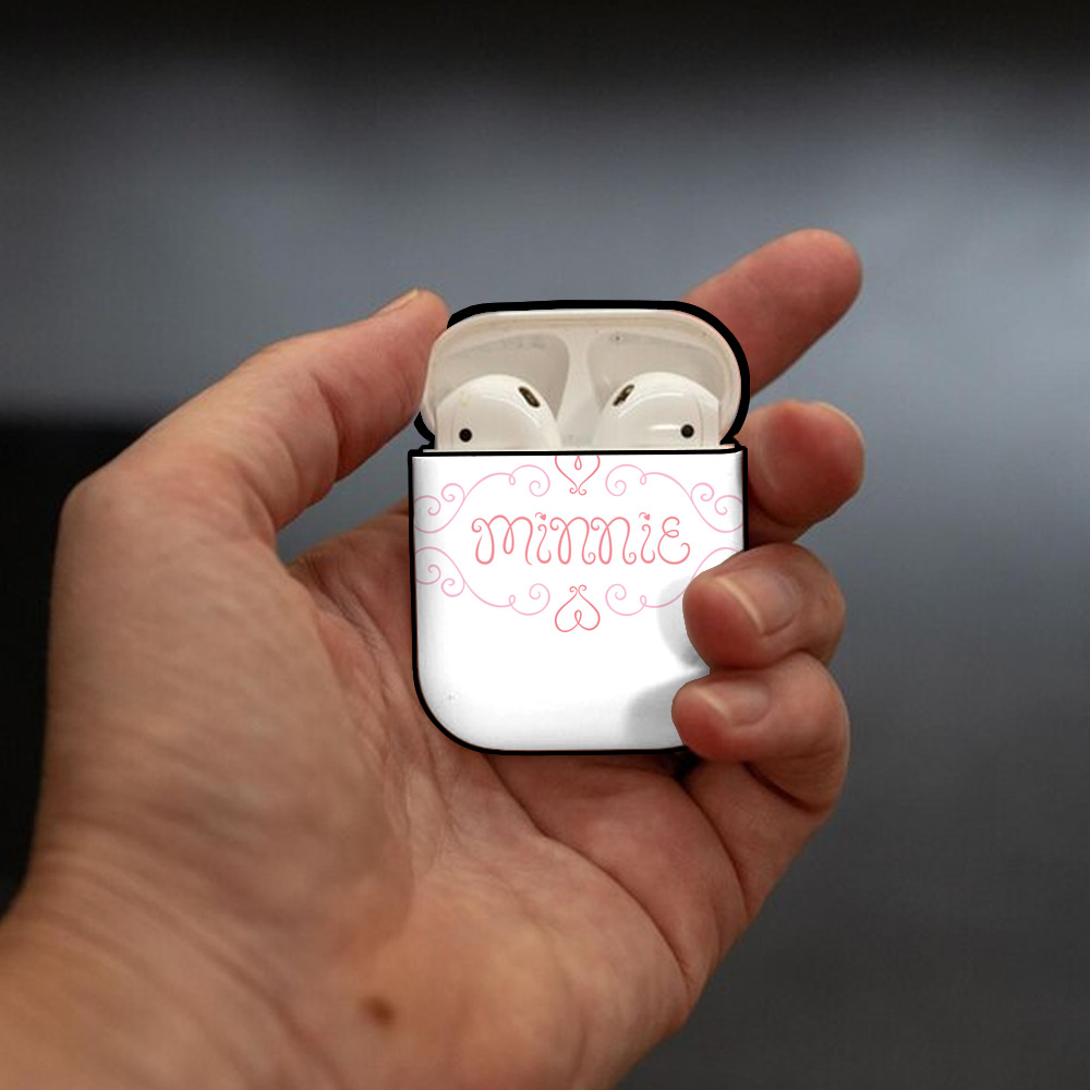 ミッキーマウス Mickey Mouse AirPods 第2世代保護ケース ハードシェル ブラック 耐衝撃・防指紋・カラビナ付き