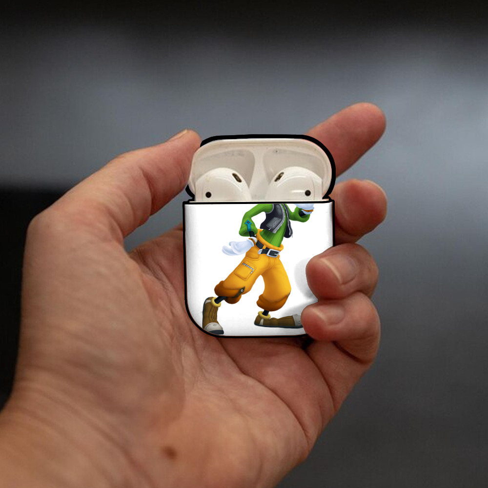 ミッキーマウス Mickey Mouse AirPods 第2世代保護ケース ハードシェル ブラック 耐衝撃・防指紋・カラビナ付き