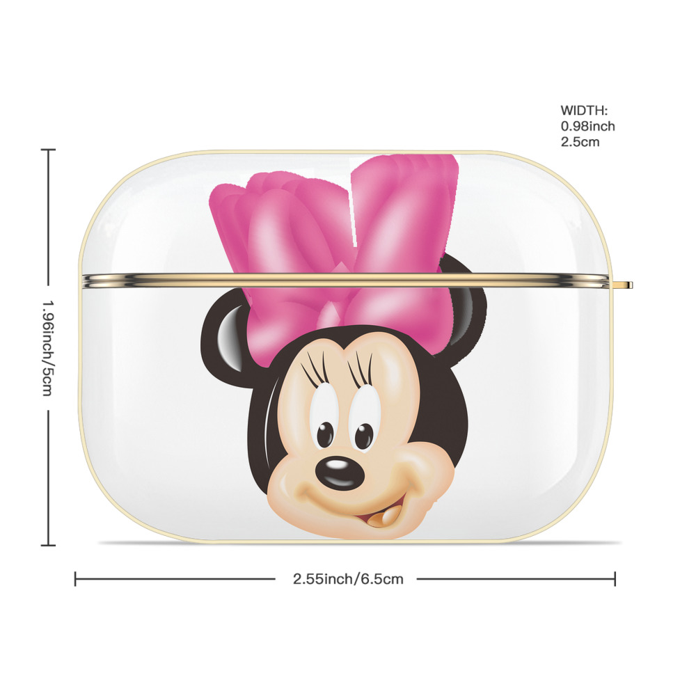 ミッキーマウス Mickey Mouse 【AirPods Pro用】ハードシェル保護ケース｜耐衝撃・防指紋・カラビナ付き商品仕様