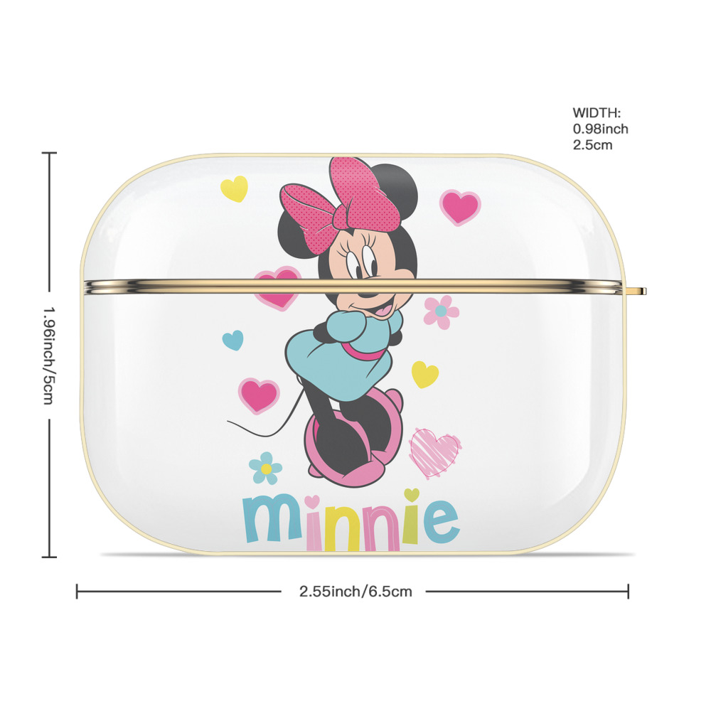 ミッキーマウス Mickey Mouse 【AirPods Pro用】ハードシェル保護ケース｜耐衝撃・防指紋・カラビナ付き商品仕様
