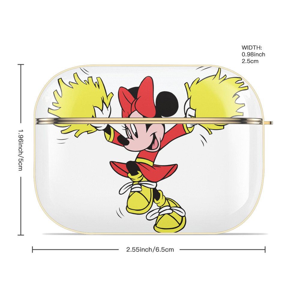 ミッキーマウス Mickey Mouse 【AirPods Pro用】ハードシェル保護ケース｜耐衝撃・防指紋・カラビナ付き商品仕様