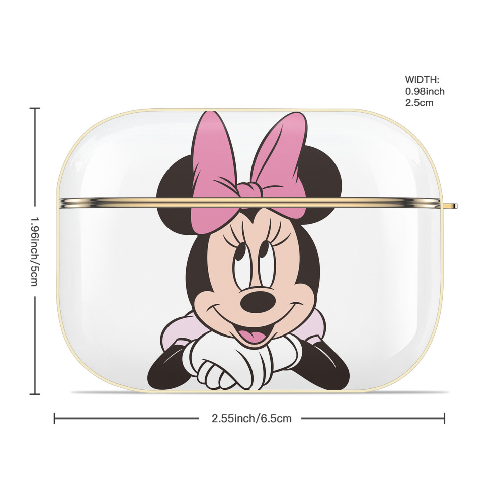 ミッキーマウス Mickey Mouse 【AirPods Pro用】ハードシェル保護ケース｜耐衝撃・防指紋・カラビナ付き商品仕様