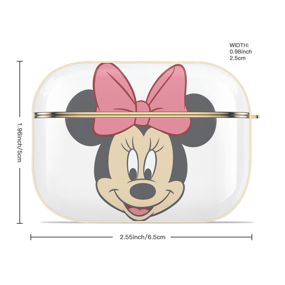 ミッキーマウス Mickey Mouse 【AirPods Pro用】ハードシェル保護ケース｜耐衝撃・防指紋・カラビナ付き商品仕様