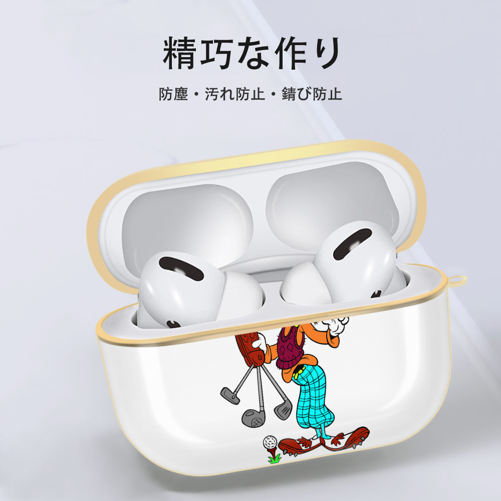 ミッキーマウス Mickey Mouse 【AirPods Pro用】ハードシェル保護ケース｜耐衝撃・防指紋・カラビナ付き商品仕様