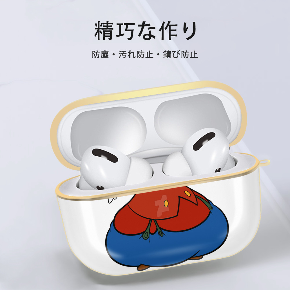 ミッキーマウス Mickey Mouse 【AirPods Pro用】ハードシェル保護ケース｜耐衝撃・防指紋・カラビナ付き商品仕様