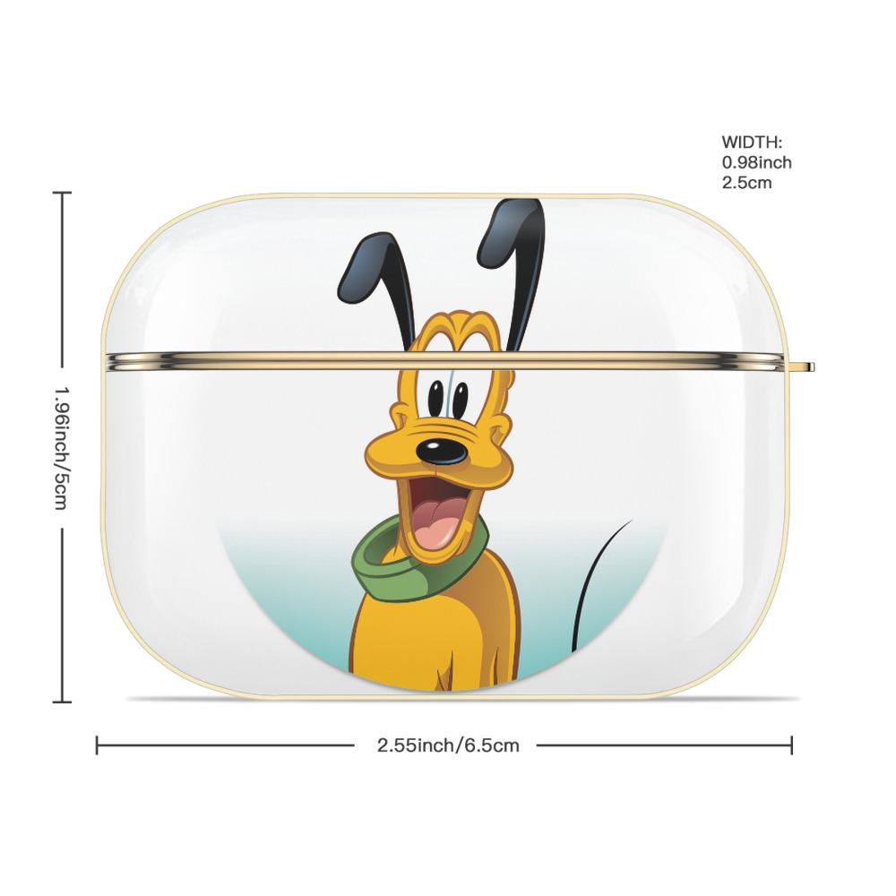ミッキーマウス Mickey Mouse 【AirPods Pro用】ハードシェル保護ケース｜耐衝撃・防指紋・カラビナ付き商品仕様