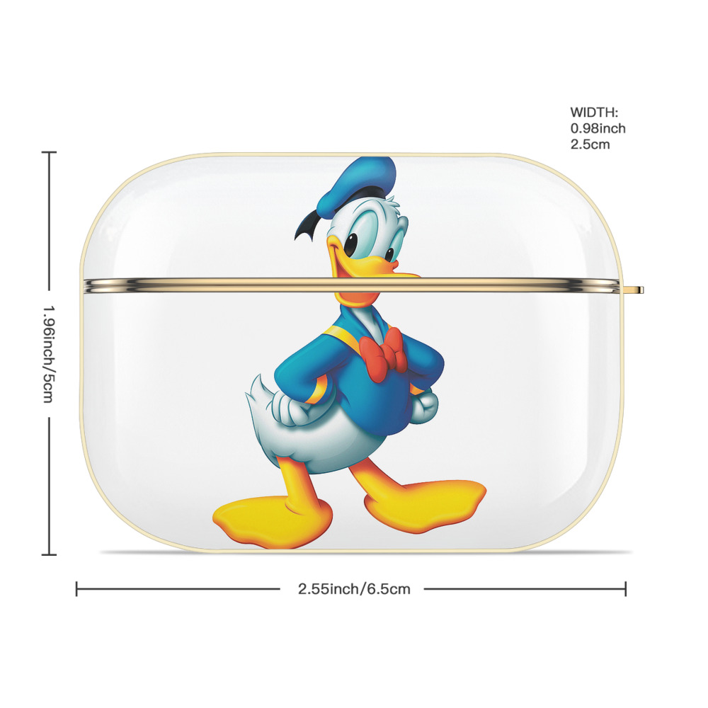 ミッキーマウス Mickey Mouse 【AirPods Pro用】ハードシェル保護ケース｜耐衝撃・防指紋・カラビナ付き商品仕様