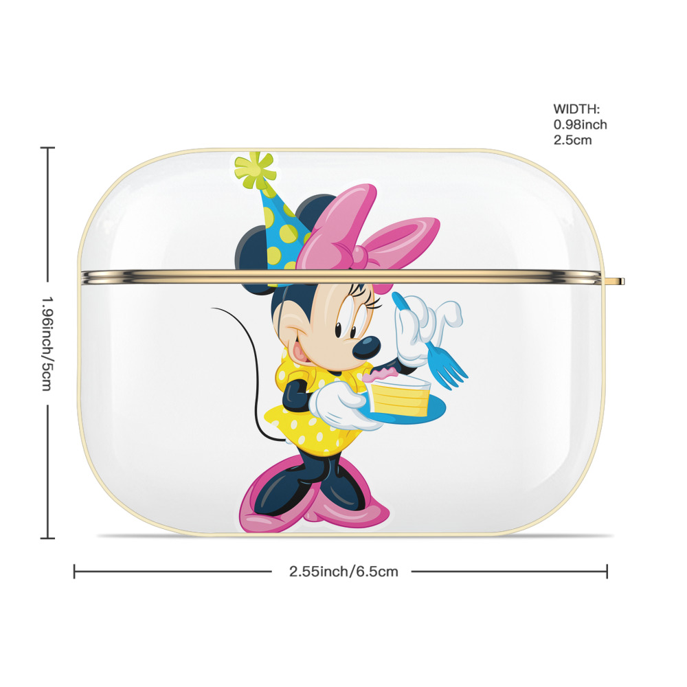 ミッキーマウス Mickey Mouse 【AirPods Pro用】ハードシェル保護ケース｜耐衝撃・防指紋・カラビナ付き商品仕様
