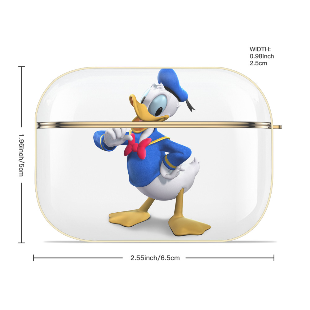 ミッキーマウス Mickey Mouse 【AirPods Pro用】ハードシェル保護ケース｜耐衝撃・防指紋・カラビナ付き商品仕様