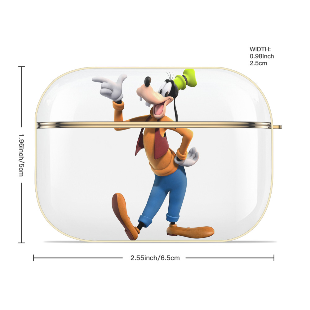 ミッキーマウス Mickey Mouse 【AirPods Pro用】ハードシェル保護ケース｜耐衝撃・防指紋・カラビナ付き商品仕様