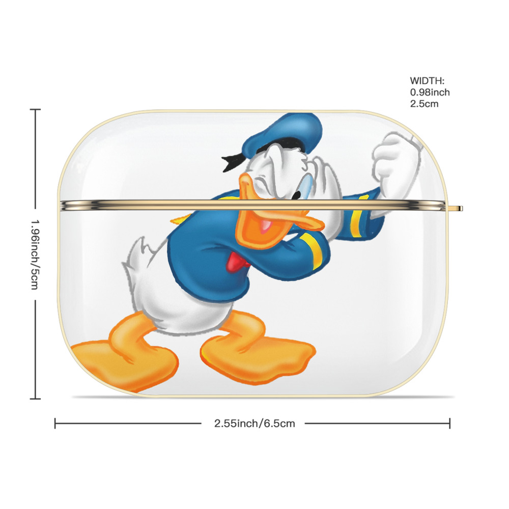 ミッキーマウス Mickey Mouse 【AirPods Pro用】ハードシェル保護ケース｜耐衝撃・防指紋・カラビナ付き商品仕様
