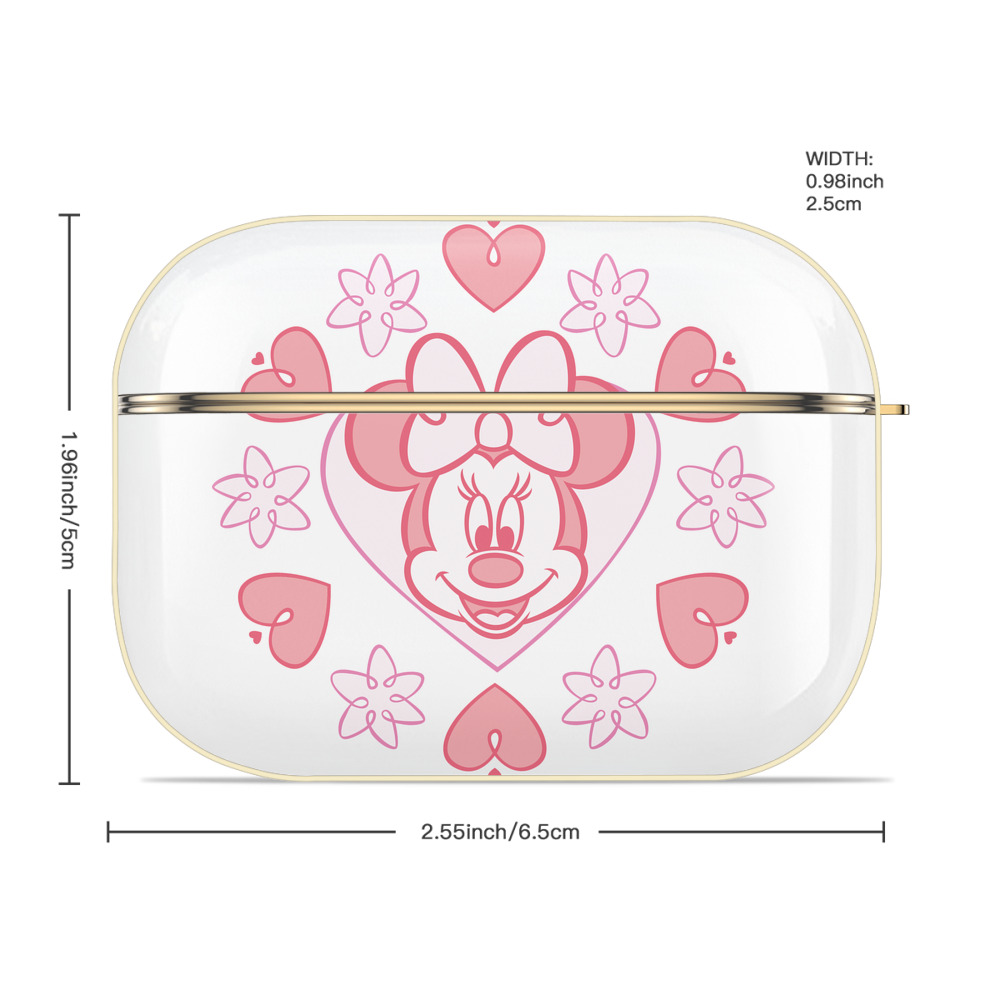 ミッキーマウス Mickey Mouse 【AirPods Pro用】ハードシェル保護ケース｜耐衝撃・防指紋・カラビナ付き商品仕様