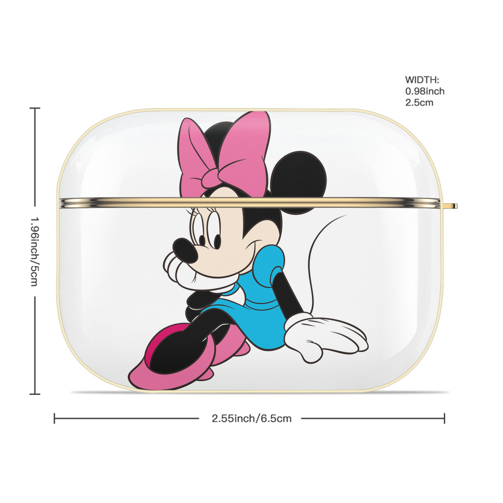 ミッキーマウス Mickey Mouse 【AirPods Pro用】ハードシェル保護ケース｜耐衝撃・防指紋・カラビナ付き商品仕様