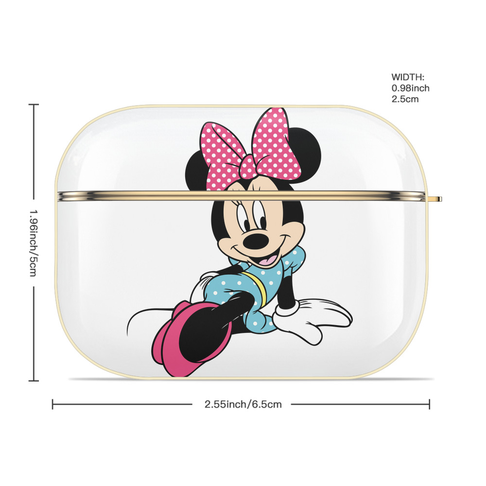 ミッキーマウス Mickey Mouse 【AirPods Pro用】ハードシェル保護ケース｜耐衝撃・防指紋・カラビナ付き商品仕様