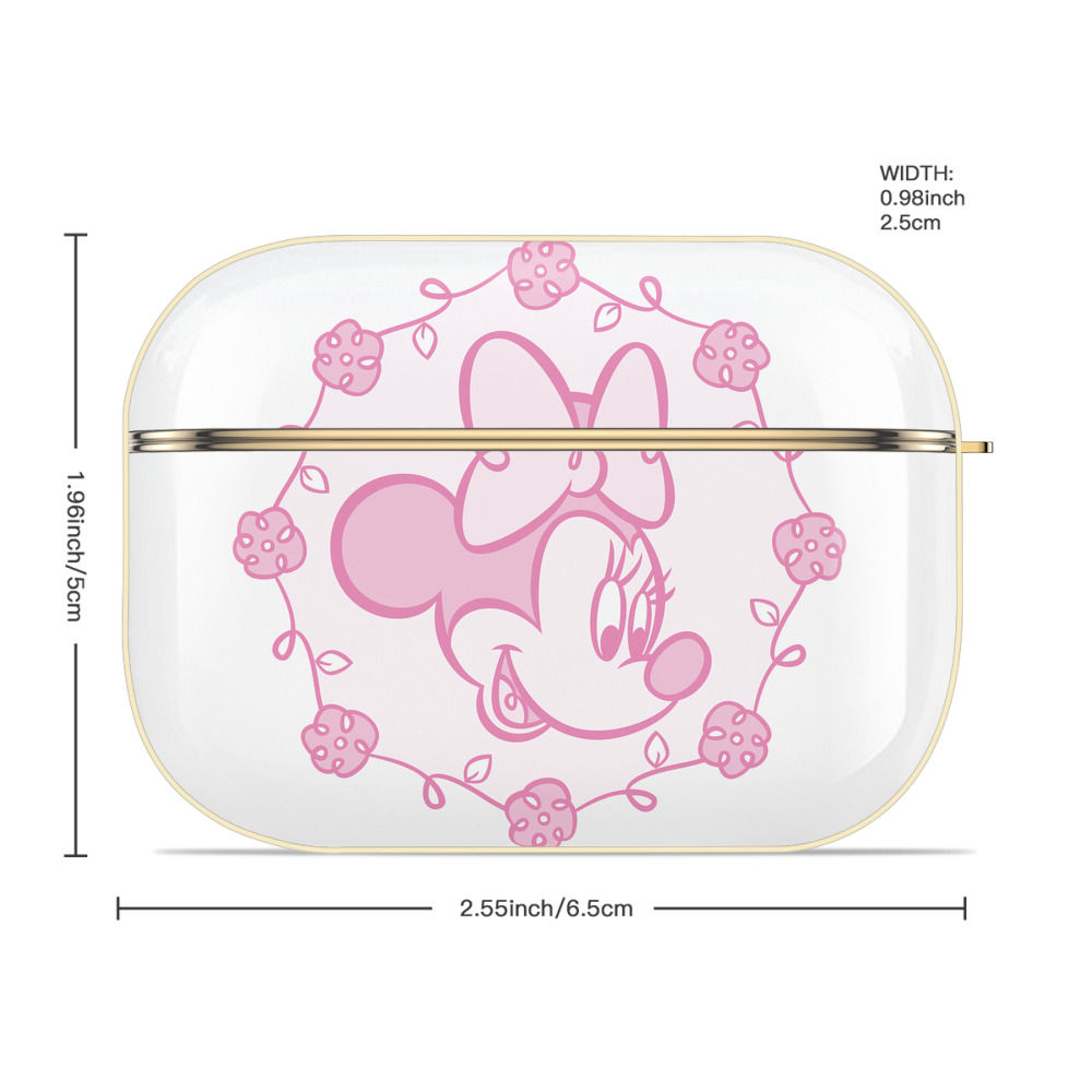 ミッキーマウス Mickey Mouse 【AirPods Pro用】ハードシェル保護ケース｜耐衝撃・防指紋・カラビナ付き商品仕様