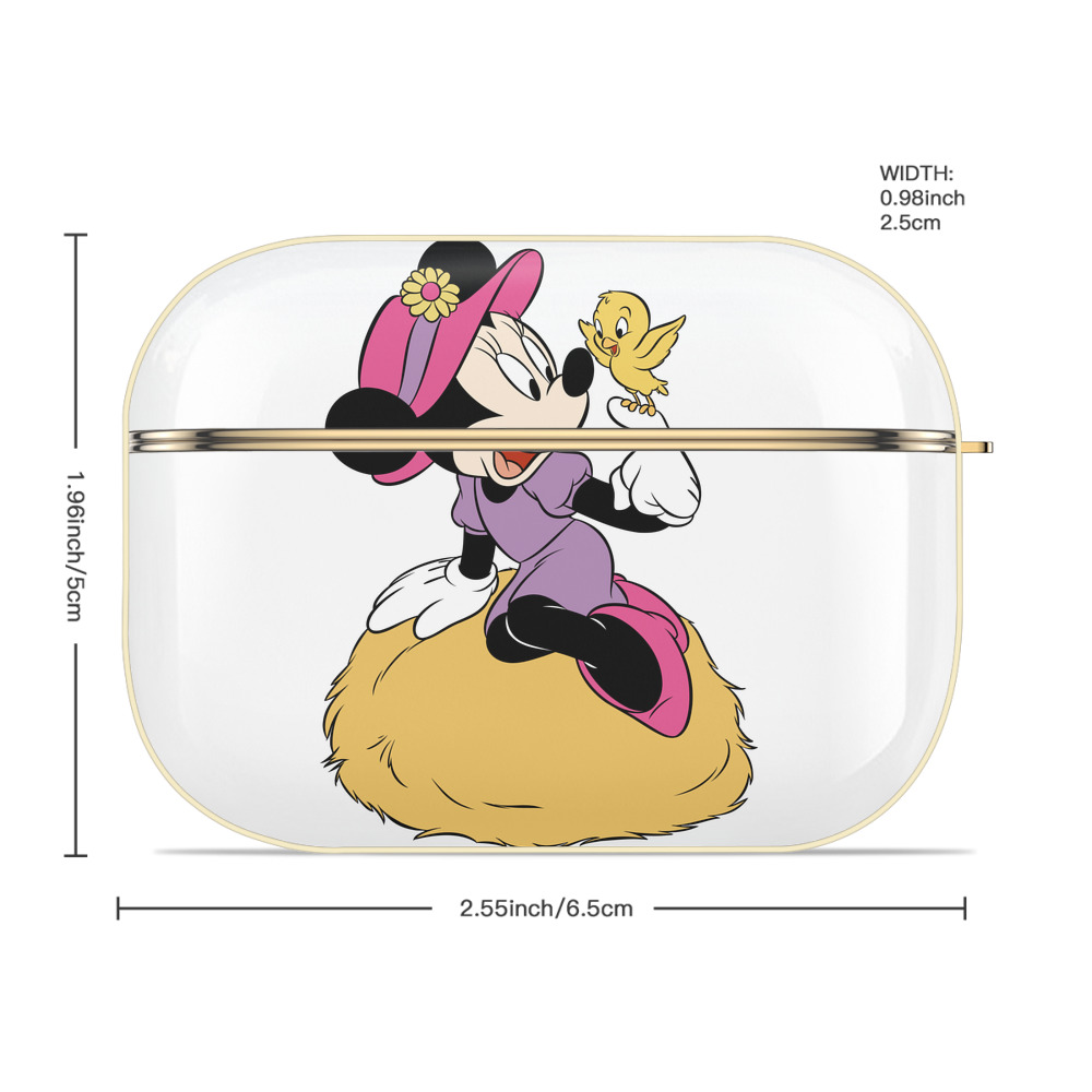 ミッキーマウス Mickey Mouse 【AirPods Pro用】ハードシェル保護ケース｜耐衝撃・防指紋・カラビナ付き商品仕様