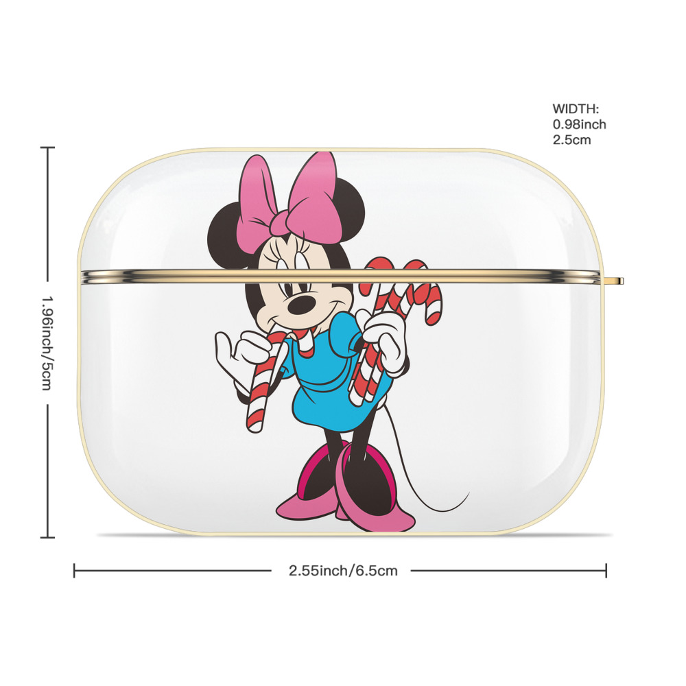 ミッキーマウス Mickey Mouse 【AirPods Pro用】ハードシェル保護ケース｜耐衝撃・防指紋・カラビナ付き商品仕様