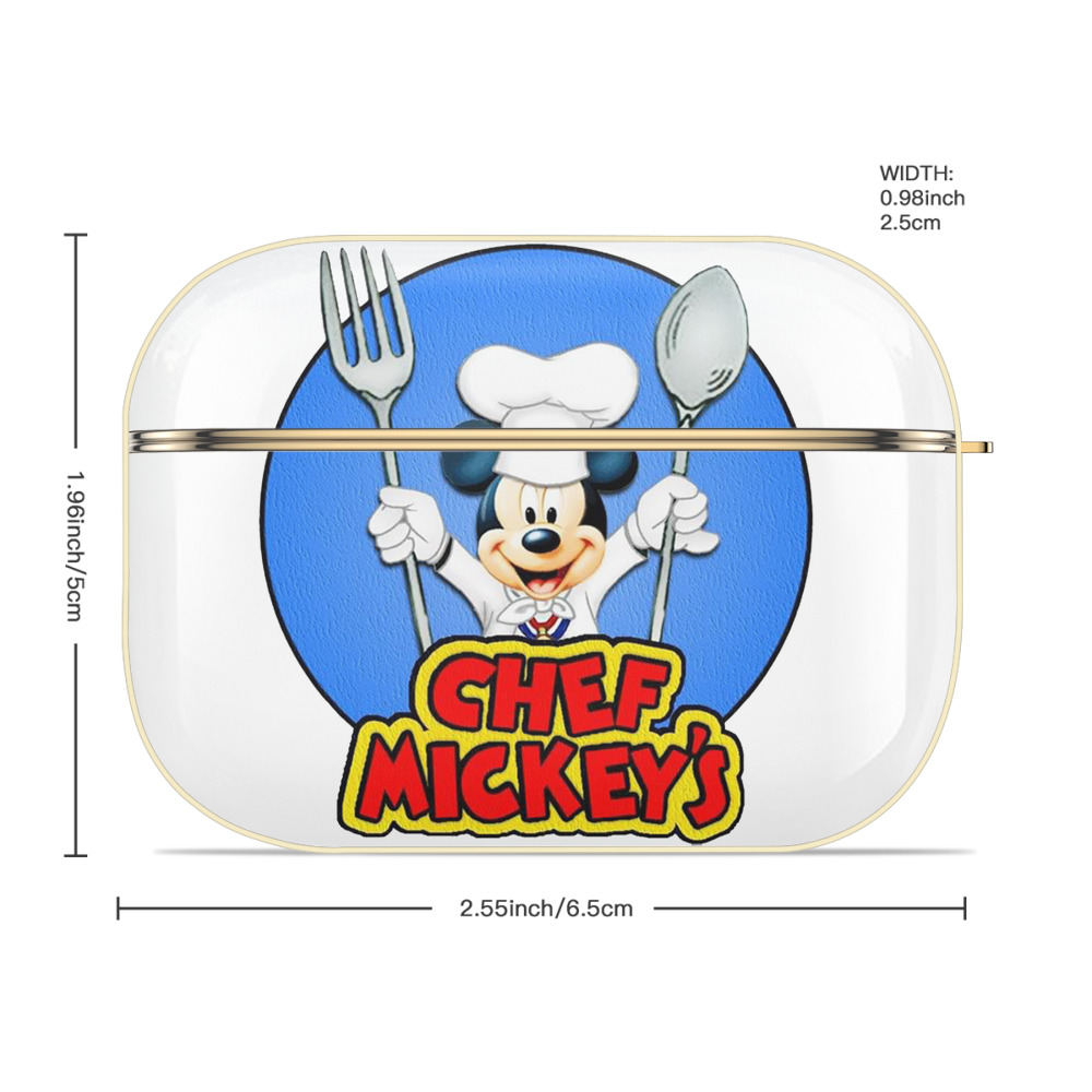 ミッキーマウス Mickey Mouse 【AirPods Pro用】ハードシェル保護ケース｜耐衝撃・防指紋・カラビナ付き商品仕様