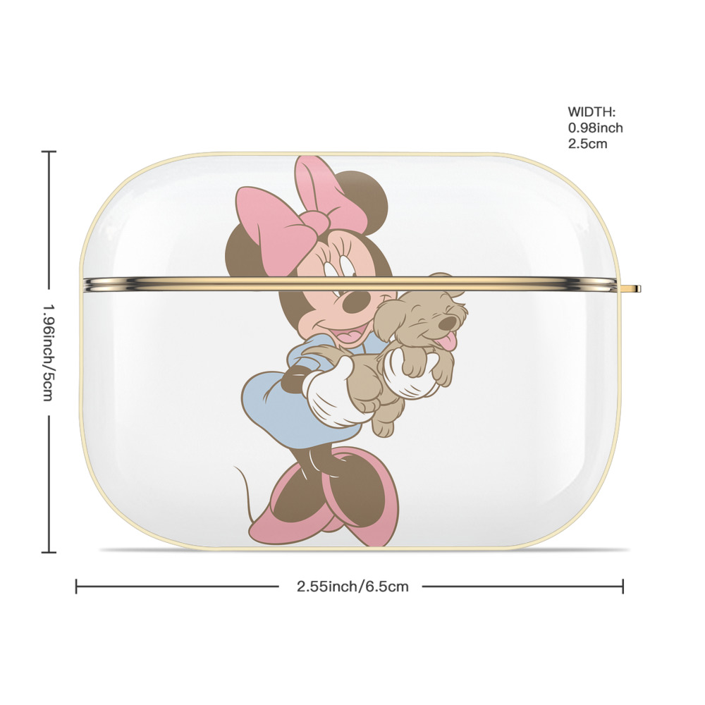 ミッキーマウス Mickey Mouse 【AirPods Pro用】ハードシェル保護ケース｜耐衝撃・防指紋・カラビナ付き商品仕様