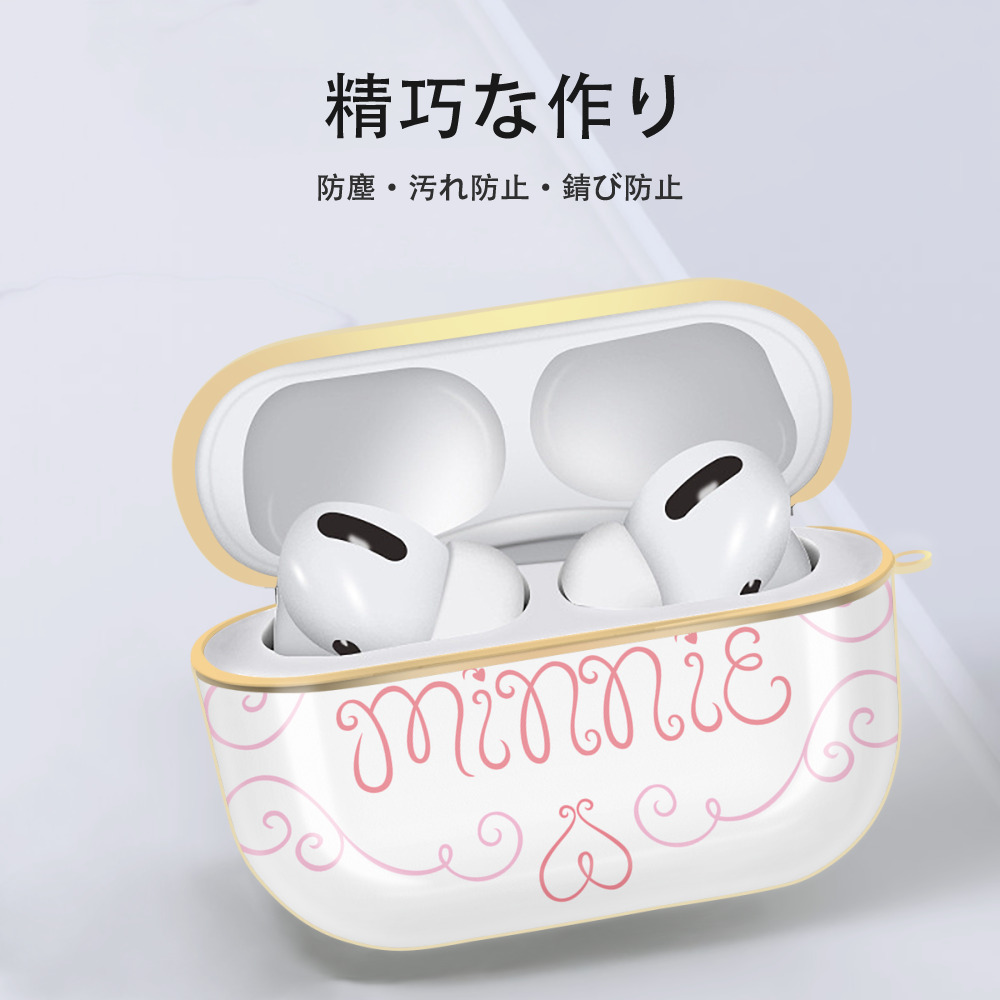 ミッキーマウス Mickey Mouse 【AirPods Pro用】ハードシェル保護ケース｜耐衝撃・防指紋・カラビナ付き商品仕様