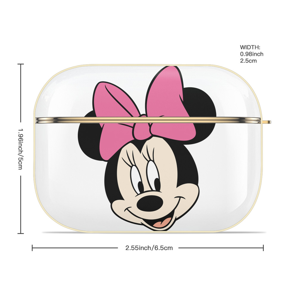 ミッキーマウス Mickey Mouse 【AirPods Pro用】ハードシェル保護ケース｜耐衝撃・防指紋・カラビナ付き商品仕様