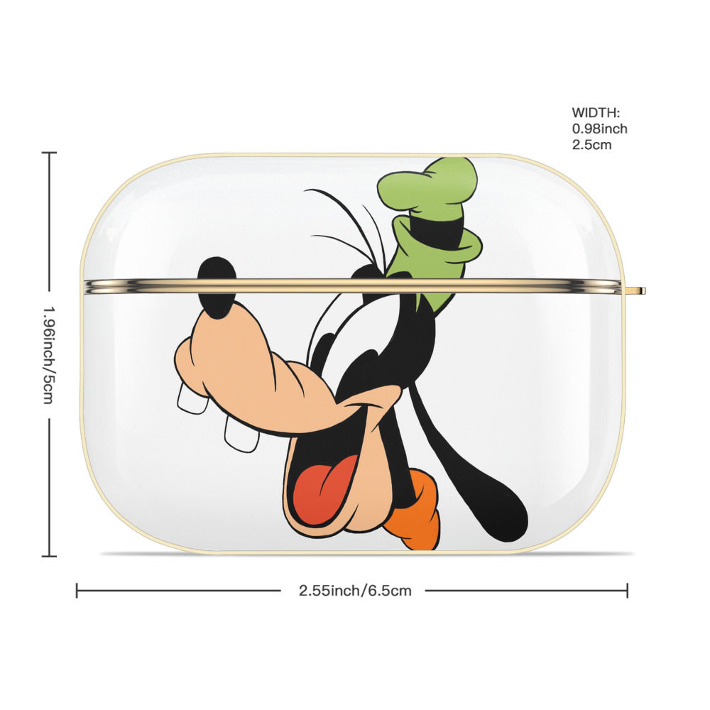 ミッキーマウス Mickey Mouse 【AirPods Pro用】ハードシェル保護ケース｜耐衝撃・防指紋・カラビナ付き商品仕様