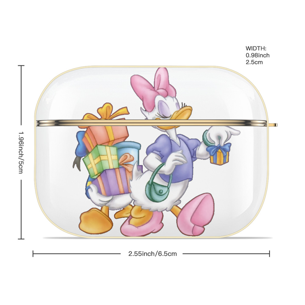 ミッキーマウス Mickey Mouse 【AirPods Pro用】ハードシェル保護ケース｜耐衝撃・防指紋・カラビナ付き商品仕様