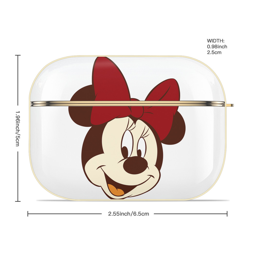 ミッキーマウス Mickey Mouse 【AirPods Pro用】ハードシェル保護ケース｜耐衝撃・防指紋・カラビナ付き商品仕様
