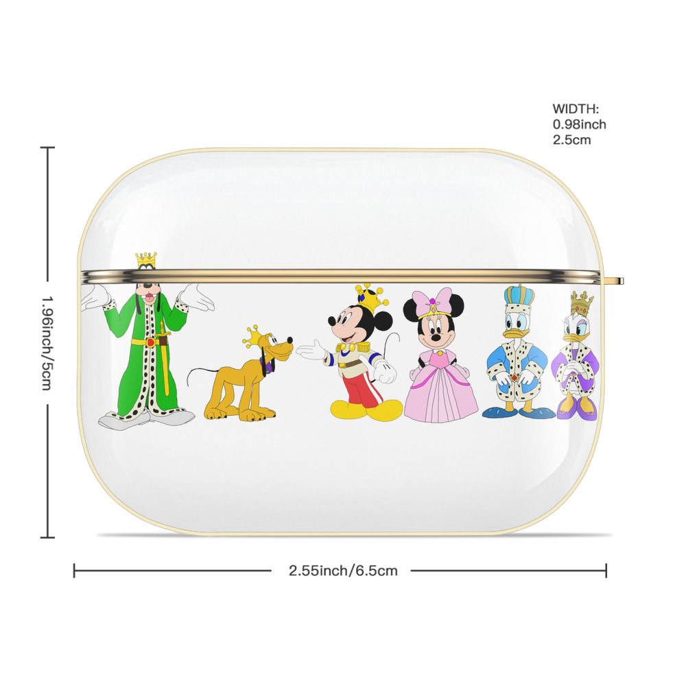 ミッキーマウス Mickey Mouse 【AirPods Pro用】ハードシェル保護ケース｜耐衝撃・防指紋・カラビナ付き商品仕様