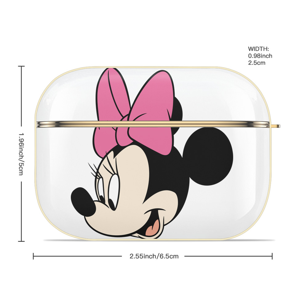 ミッキーマウス Mickey Mouse 【AirPods Pro用】ハードシェル保護ケース｜耐衝撃・防指紋・カラビナ付き商品仕様