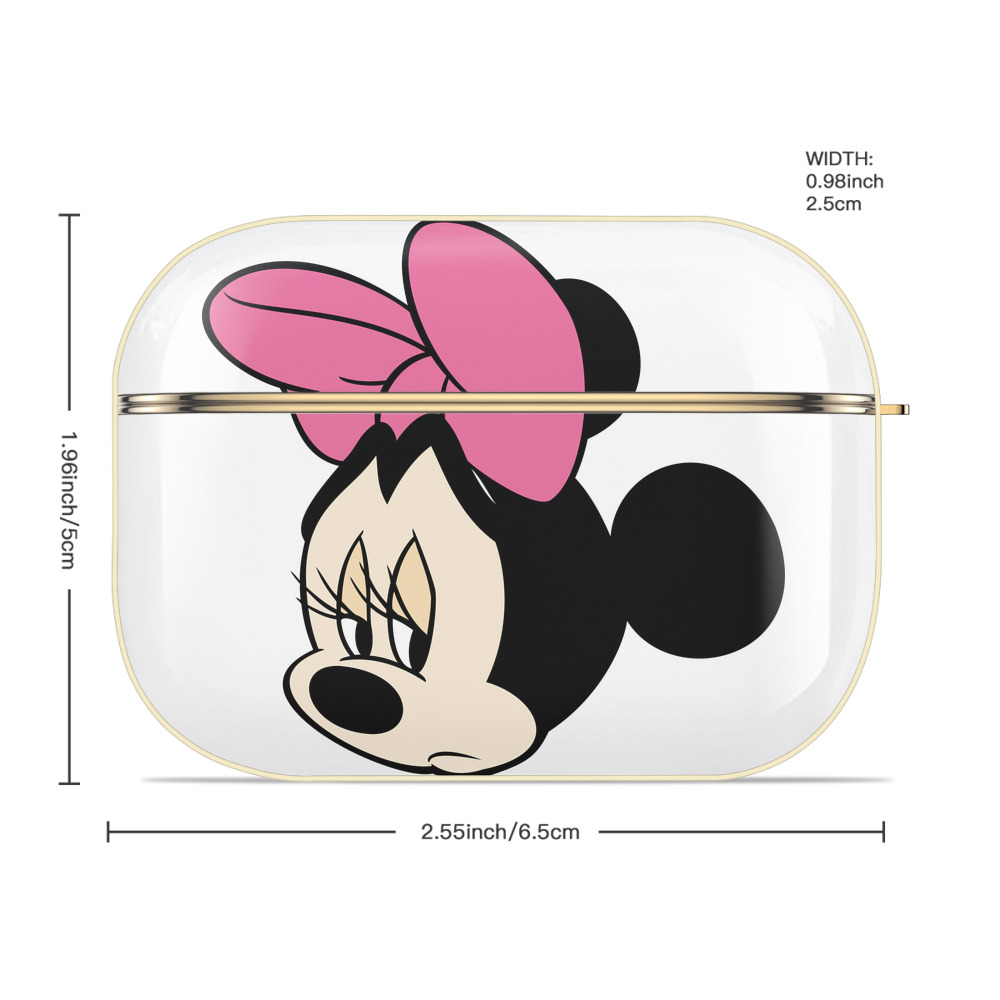 ミッキーマウス Mickey Mouse 【AirPods Pro用】ハードシェル保護ケース｜耐衝撃・防指紋・カラビナ付き商品仕様