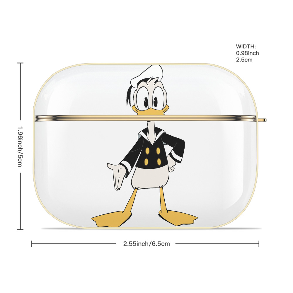 ミッキーマウス Mickey Mouse 【AirPods Pro用】ハードシェル保護ケース｜耐衝撃・防指紋・カラビナ付き商品仕様