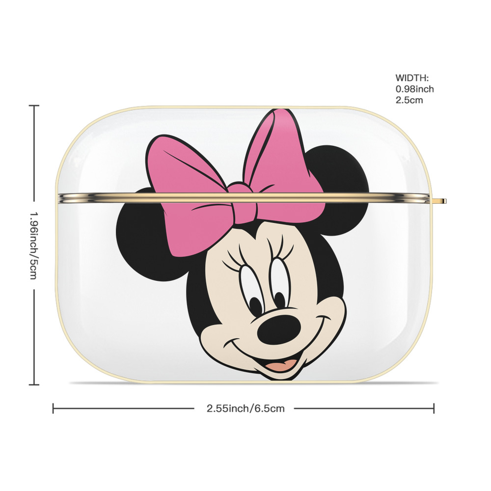 ミッキーマウス Mickey Mouse 【AirPods Pro用】ハードシェル保護ケース｜耐衝撃・防指紋・カラビナ付き商品仕様