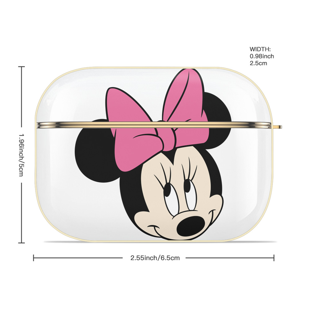 ミッキーマウス Mickey Mouse 【AirPods Pro用】ハードシェル保護ケース｜耐衝撃・防指紋・カラビナ付き商品仕様
