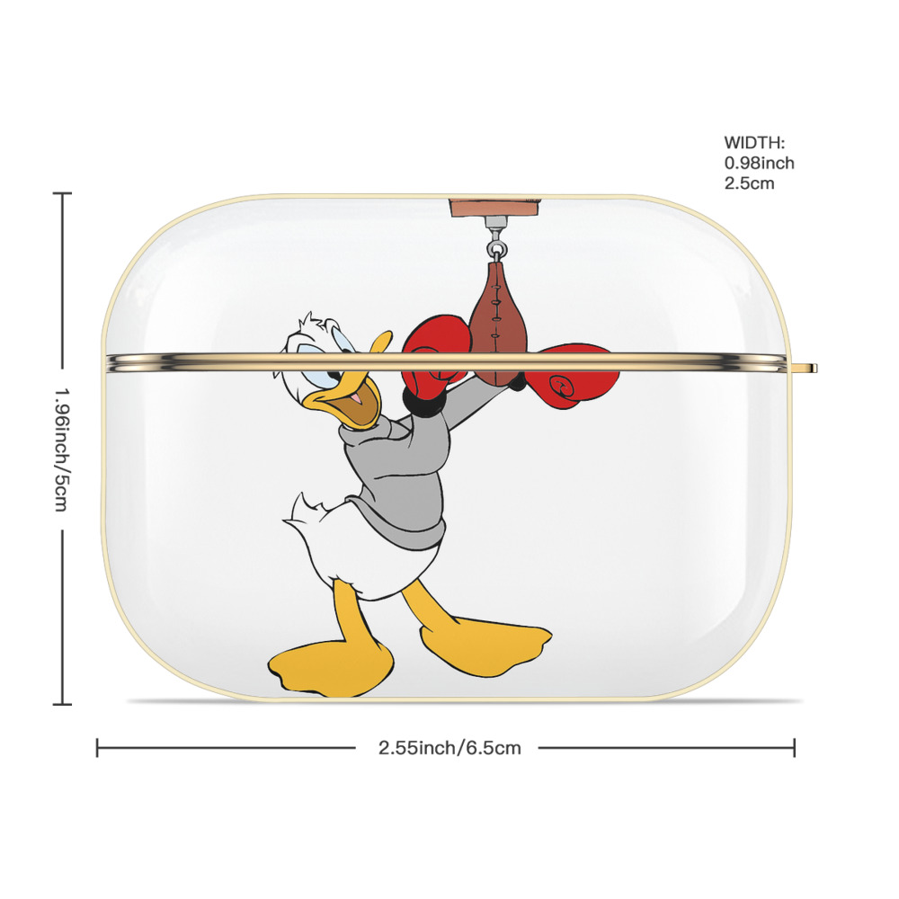 ミッキーマウス Mickey Mouse 【AirPods Pro用】ハードシェル保護ケース｜耐衝撃・防指紋・カラビナ付き商品仕様