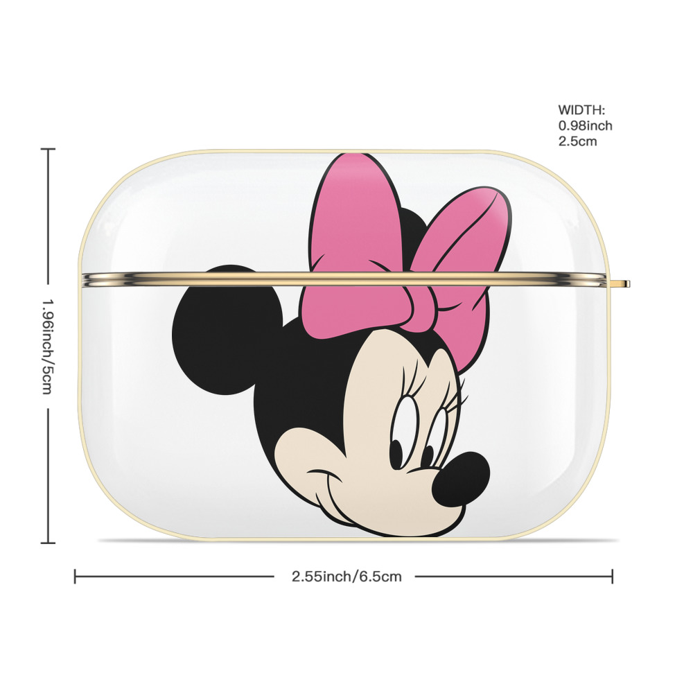 ミッキーマウス Mickey Mouse 【AirPods Pro用】ハードシェル保護ケース｜耐衝撃・防指紋・カラビナ付き商品仕様