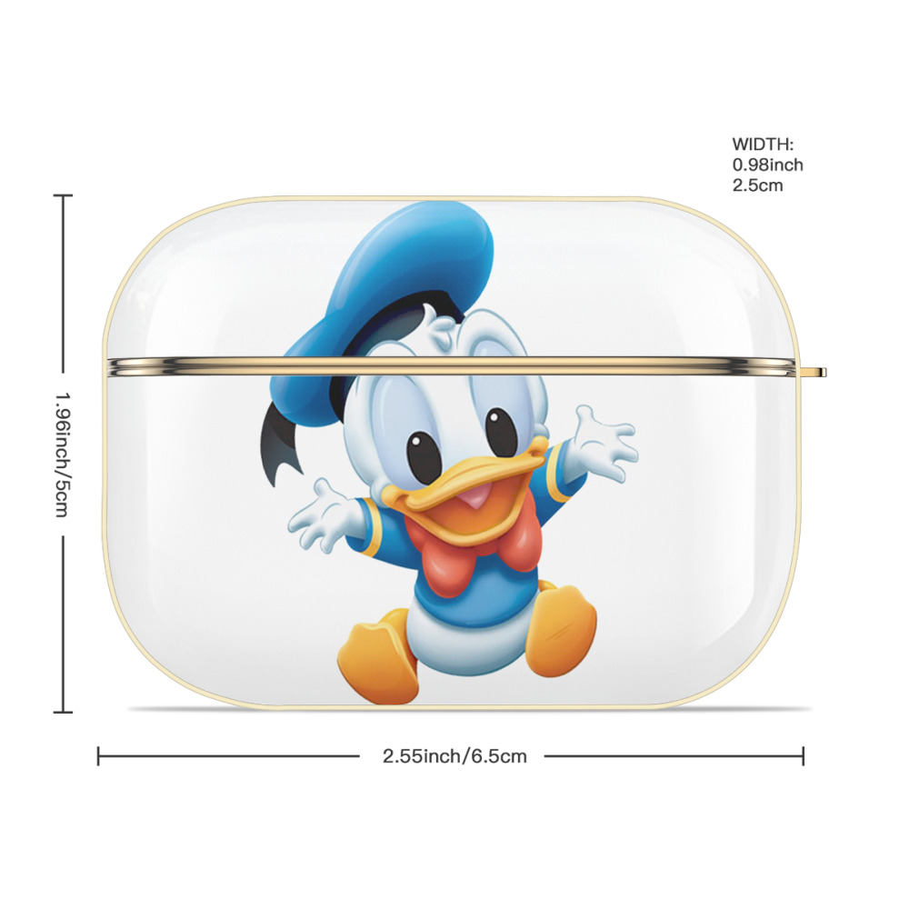 ミッキーマウス Mickey Mouse 【AirPods Pro用】ハードシェル保護ケース｜耐衝撃・防指紋・カラビナ付き商品仕様