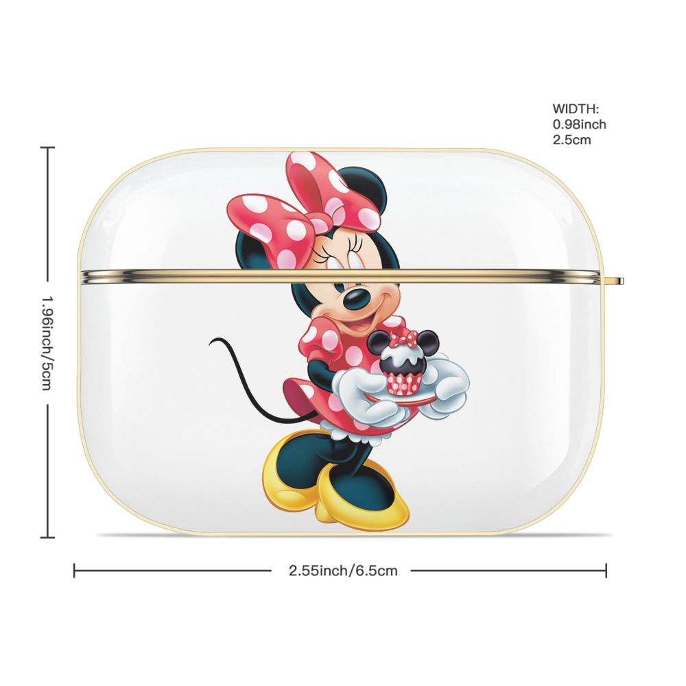 ミッキーマウス Mickey Mouse 【AirPods Pro用】ハードシェル保護ケース｜耐衝撃・防指紋・カラビナ付き商品仕様