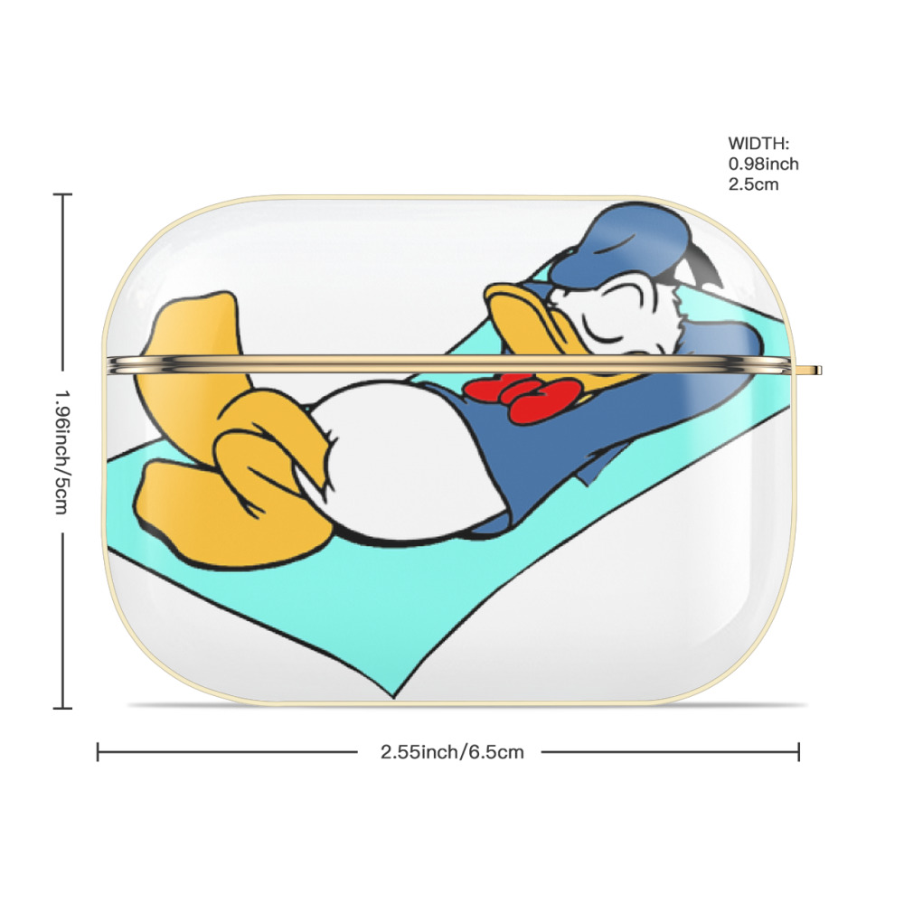 ミッキーマウス Mickey Mouse 【AirPods Pro用】ハードシェル保護ケース｜耐衝撃・防指紋・カラビナ付き商品仕様