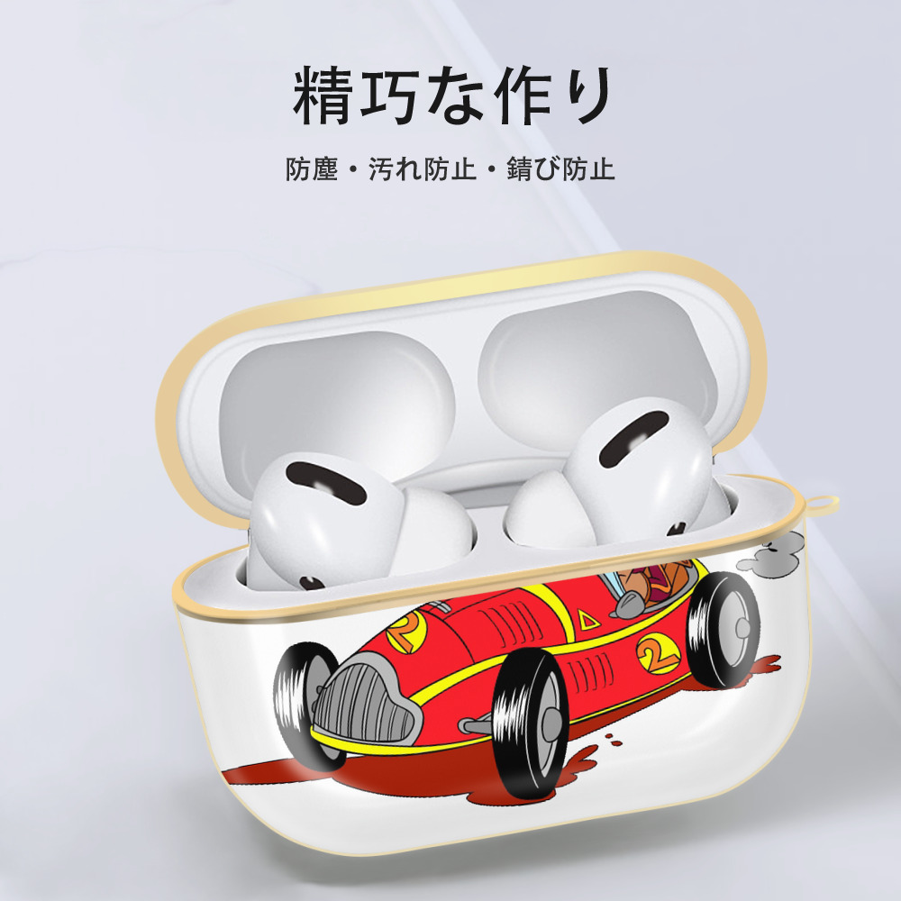 ミッキーマウス Mickey Mouse 【AirPods Pro用】ハードシェル保護ケース｜耐衝撃・防指紋・カラビナ付き商品仕様