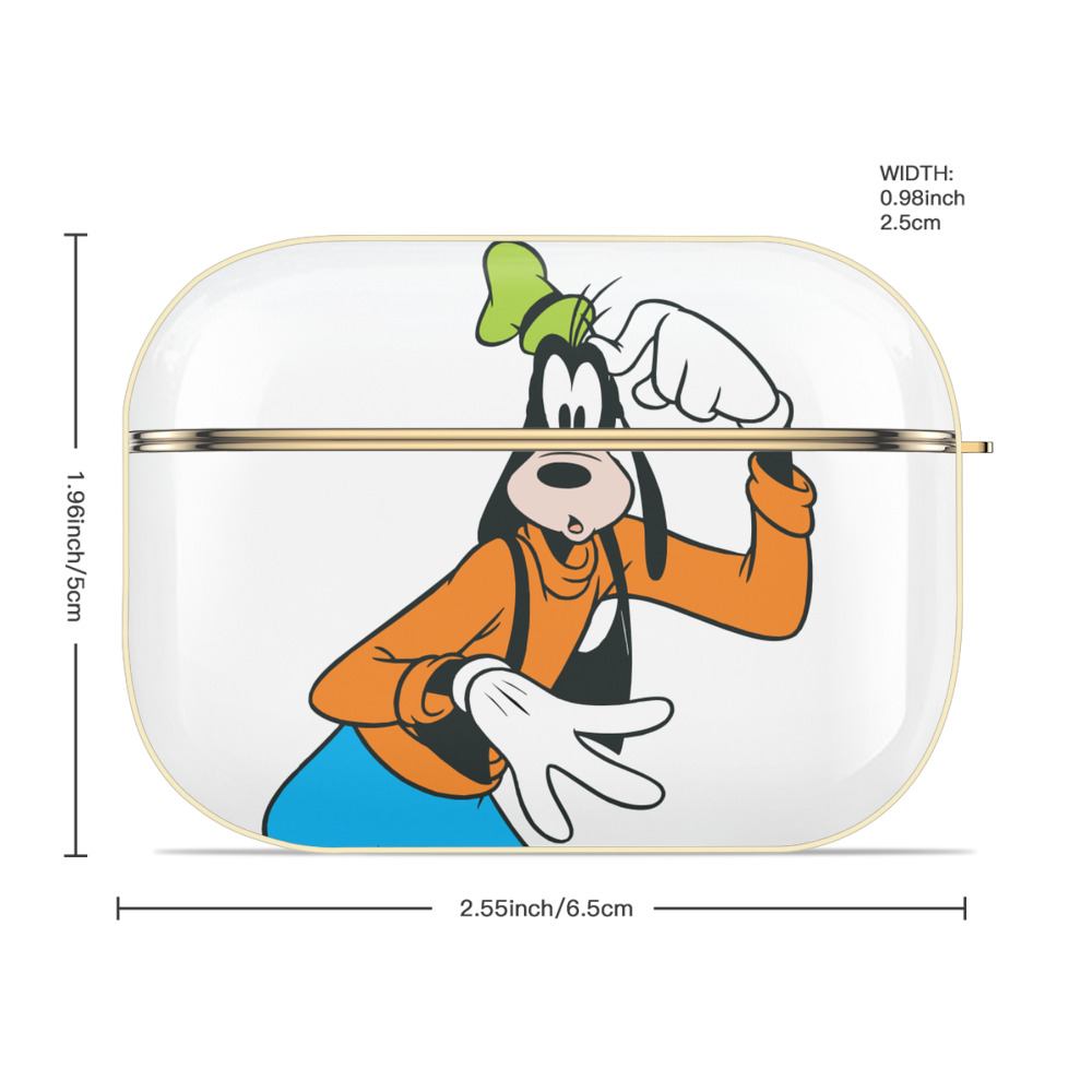 ミッキーマウス Mickey Mouse 【AirPods Pro用】ハードシェル保護ケース｜耐衝撃・防指紋・カラビナ付き商品仕様
