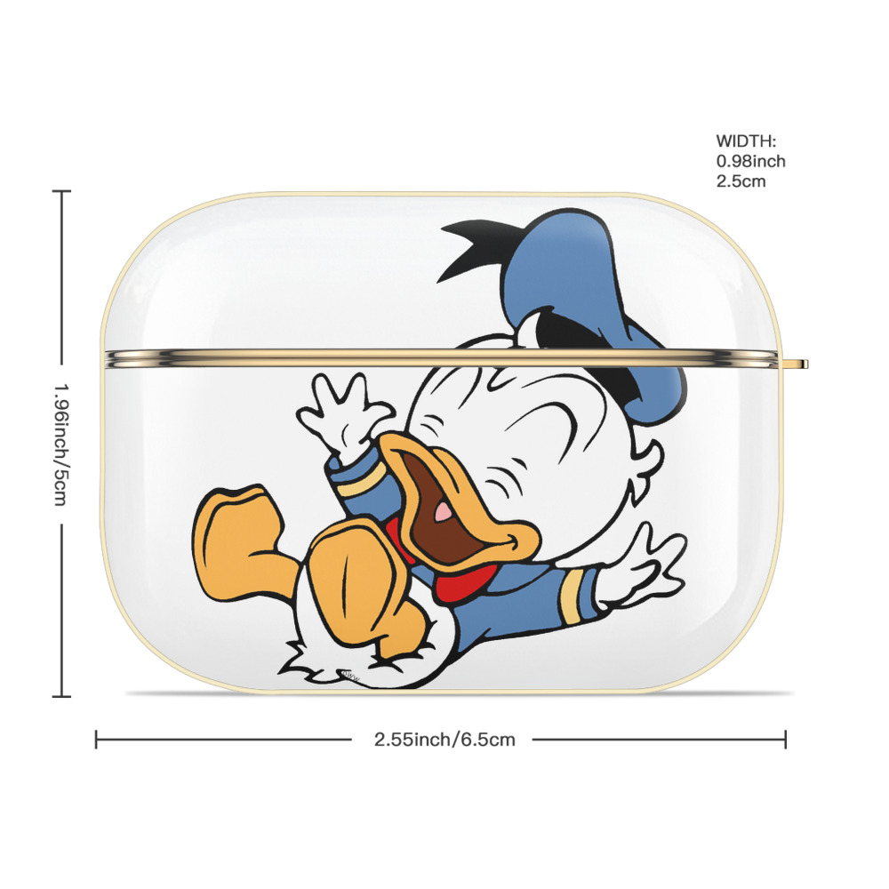ミッキーマウス Mickey Mouse 【AirPods Pro用】ハードシェル保護ケース｜耐衝撃・防指紋・カラビナ付き商品仕様