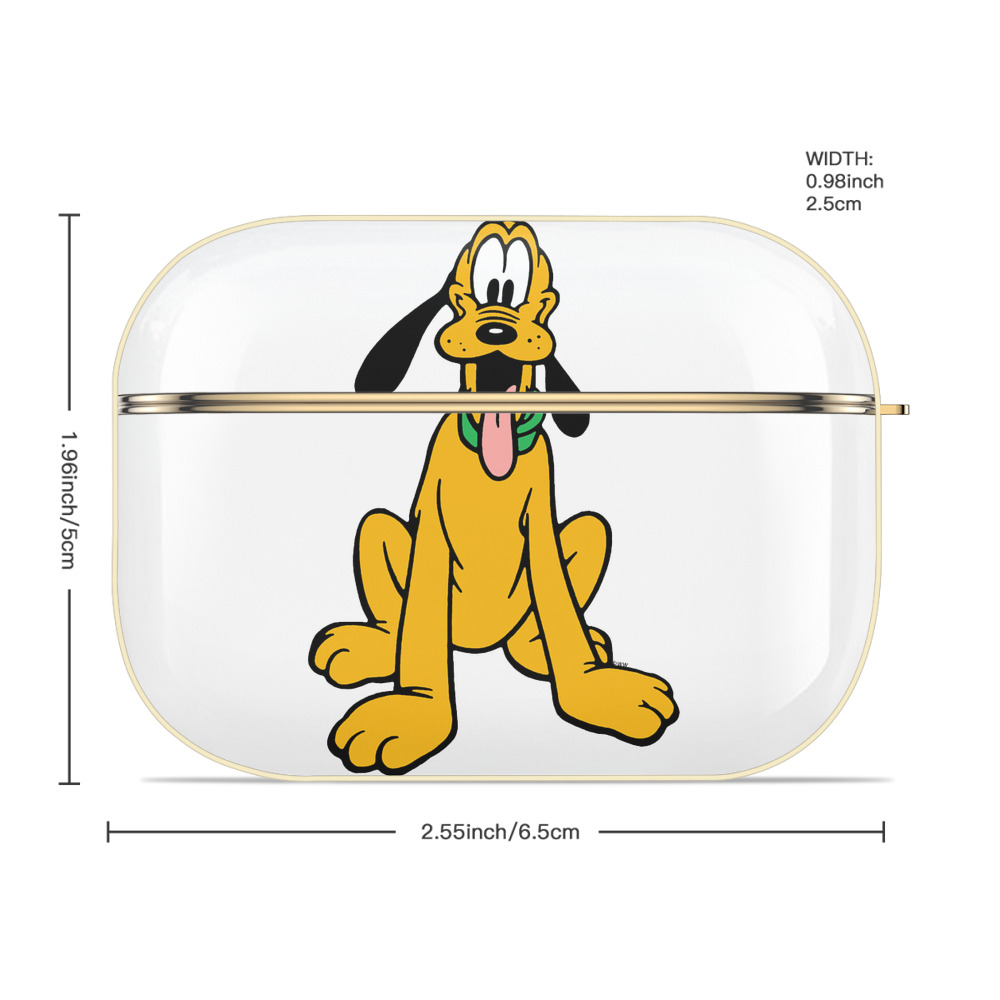 ミッキーマウス Mickey Mouse 【AirPods Pro用】ハードシェル保護ケース｜耐衝撃・防指紋・カラビナ付き商品仕様