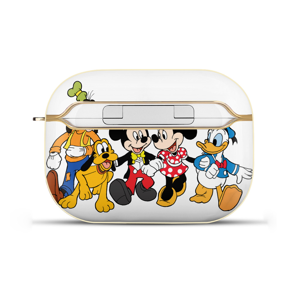 （画像用） ミッキーマウス Mickey Mouse 【AirPods Pro用】ハードシェル保護ケース｜耐衝撃・防指紋・カラビナ付き商品仕様